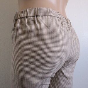 WORTHINGTON Women's WIDE Leg Cropped Plaid Pants Plus Size 2X Fits Size 22 NWT